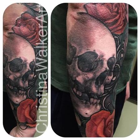 Tattoos - Skull and Roses - 127736
