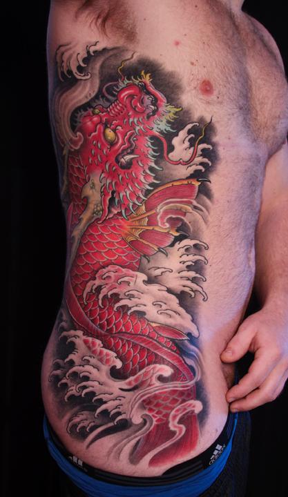Tattoos - dragon koi - 78702