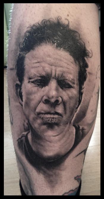 Tom Waits tattoo by JasonHanks on DeviantArt