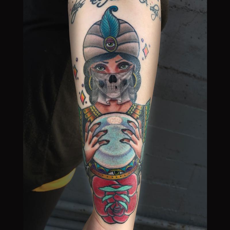 Gypsy Fortune Teller By Eddie Zavala Tattoonow