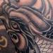 Tattoos - Black and grey Koi Dragon - 83975