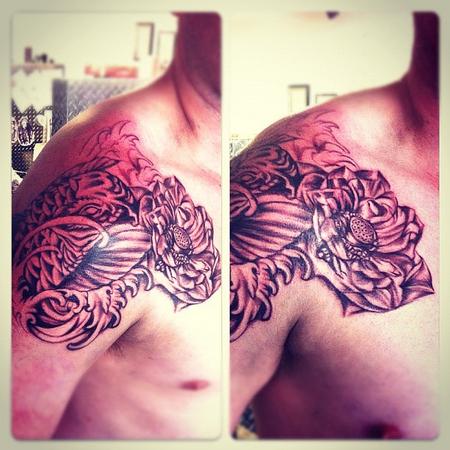 Tattoos - oriental sleeve realism - 71903
