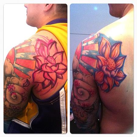 Tattoos - Lotus Freehand - 71827