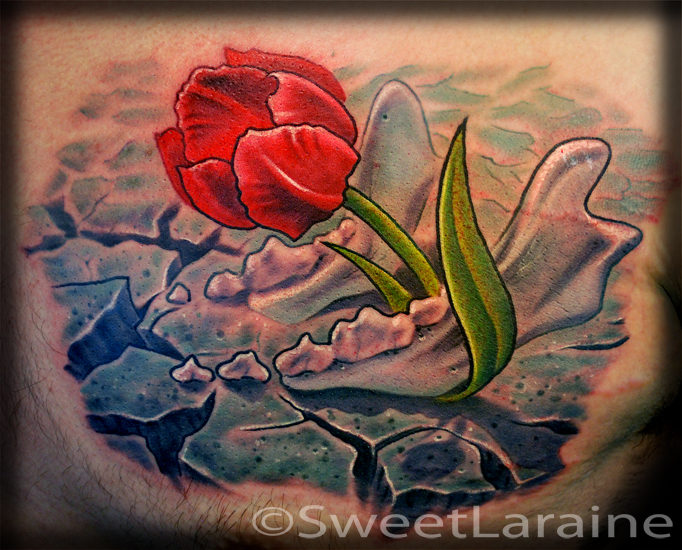 Desert Tulip by Sweet Laraine: TattooNOW Desert Tulip by Sweet Laraine: TattooNOW