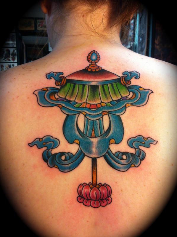 Buddhist Umbrella by Tyson: TattooNOW