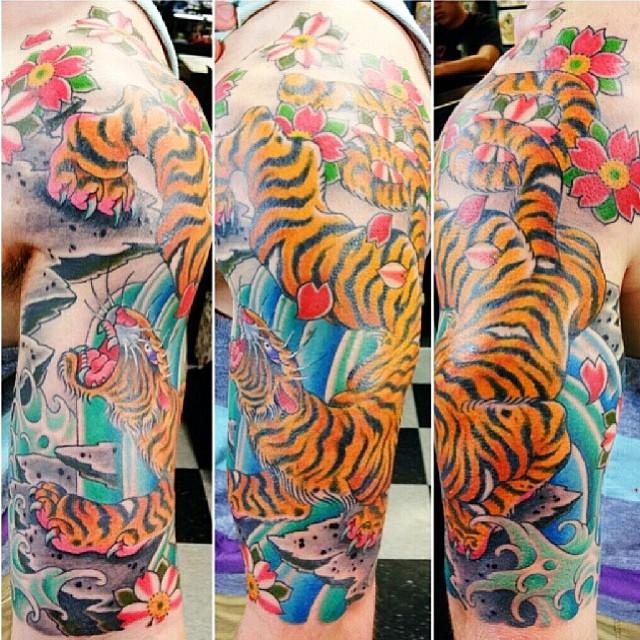 5300 Tiger Tattoo Stock Photos Pictures  RoyaltyFree Images  iStock  Tiger  tattoo vector Old school tiger tattoo