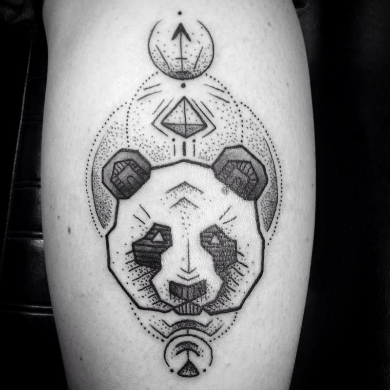 Top 9 cool Panda tattoos