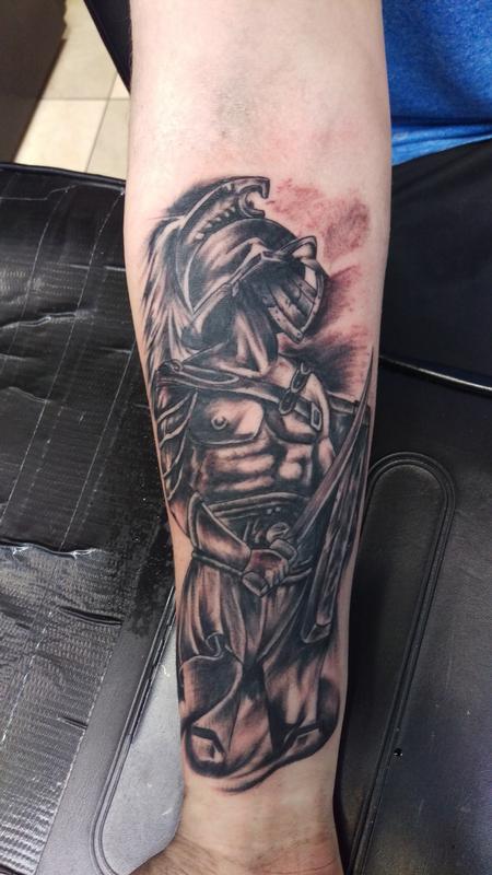 A Spartan tattoo is a badge of honor to represent the unbreakable spirit of  a true warrior! Artist: Piyush Kumar…