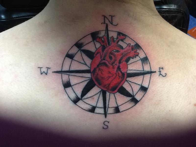 Heart Compass by Cat Johnson: TattooNOW