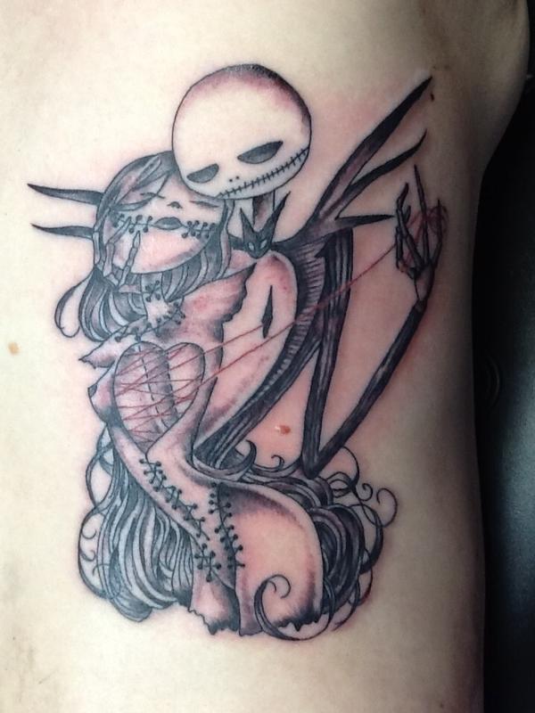 We are in love with these Disneythemed couple tattoos  SheKnows