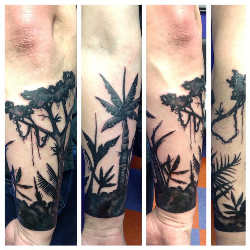 Jungle Scene by Cat Johnson: TattooNOW