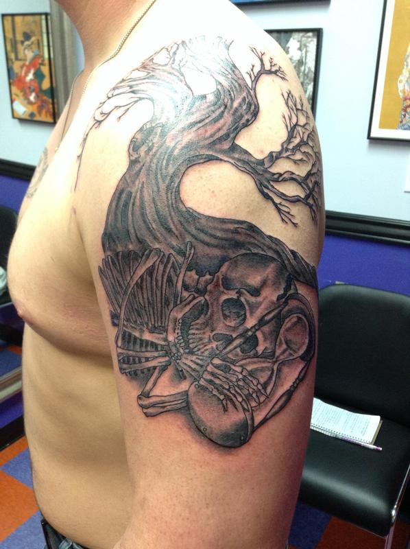 Time Waits For No Man By Cat Johnson Tattoonow Time Waits For No Man By Cat Johnson Tattoonow