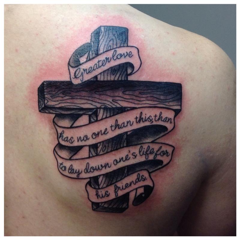 Wooden Cross by Cat Johnson: TattooNOW