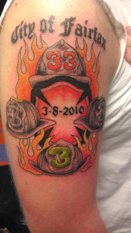 Tattoos - fire shild - 89704