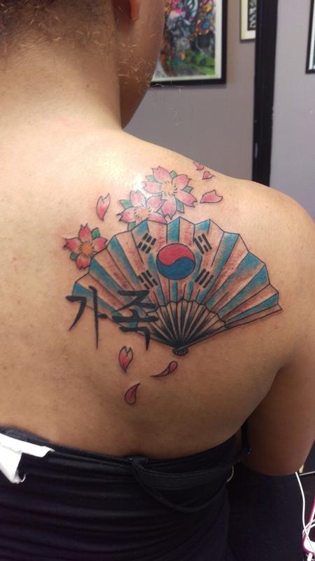 Tattoos - asian fan - 116843