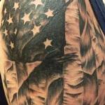 Tattoos - american flag - 123063