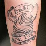 Tattoos - Bake or Die Cupcake - 128794