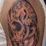 Tattoos - skull with pocket watch - 116820