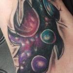 Tattoos - space foot - 116824