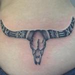 Tattoos - Steer Skull - 123087