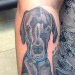 Tattoos - Great Dane memorial  - 126897