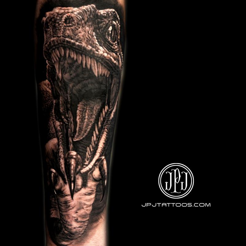 Velociraptor by Jose Perez Jr: TattooNOW