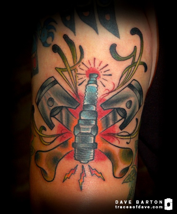 70 Unique Spark Plug Tattoo Designs for Men [2023 Guide]