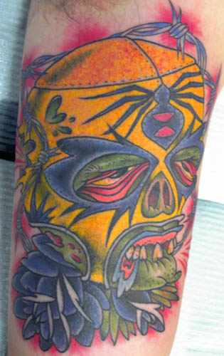 Luchador Mask Tattoo, Luchador Mask Rose Tattoo By Antwalsh Art At Grimm Tattoo In Penndel Pa Antwalshart Antwalsh Grimmtattoo Penndel Wrestling Tattoos Tattoos Mask Tattoo - Maybe you would like to learn more about one of these?