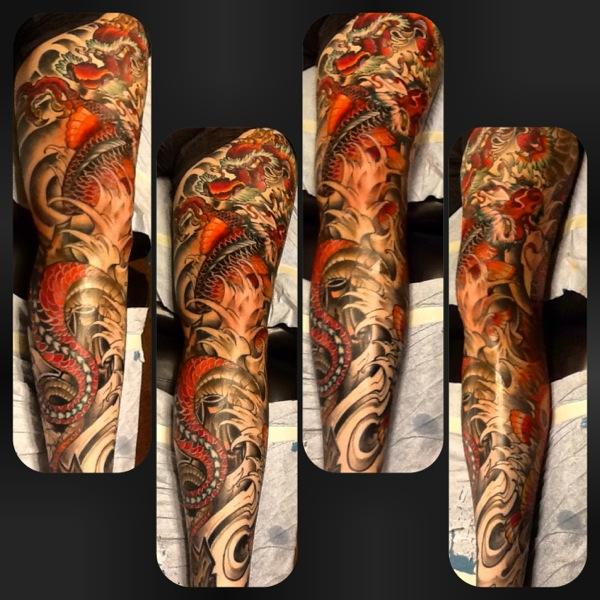 dragon tattoo by Dave Koenig: TattooNOW