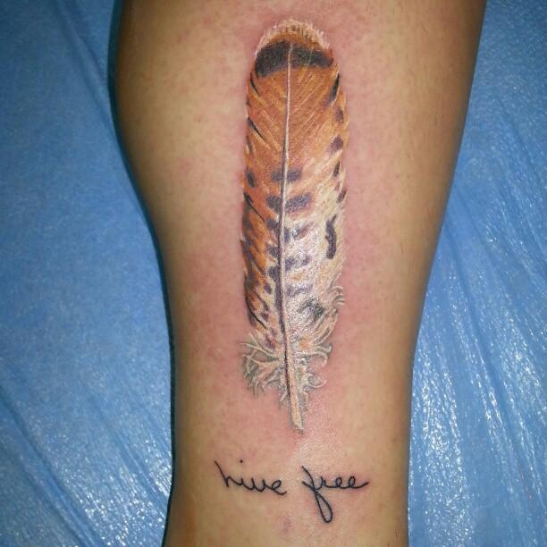 red tail hawk tattoo