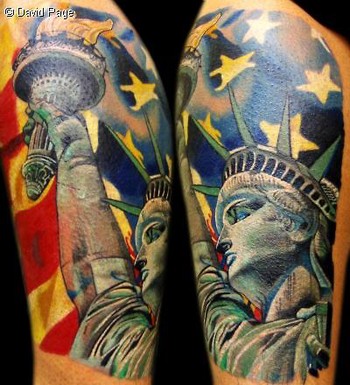 Statue of Liberty Tattoo Design