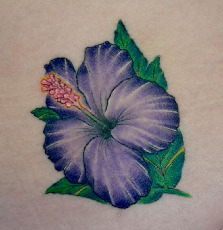 Healed Hibiscus Flower by Diego: TattooNOW