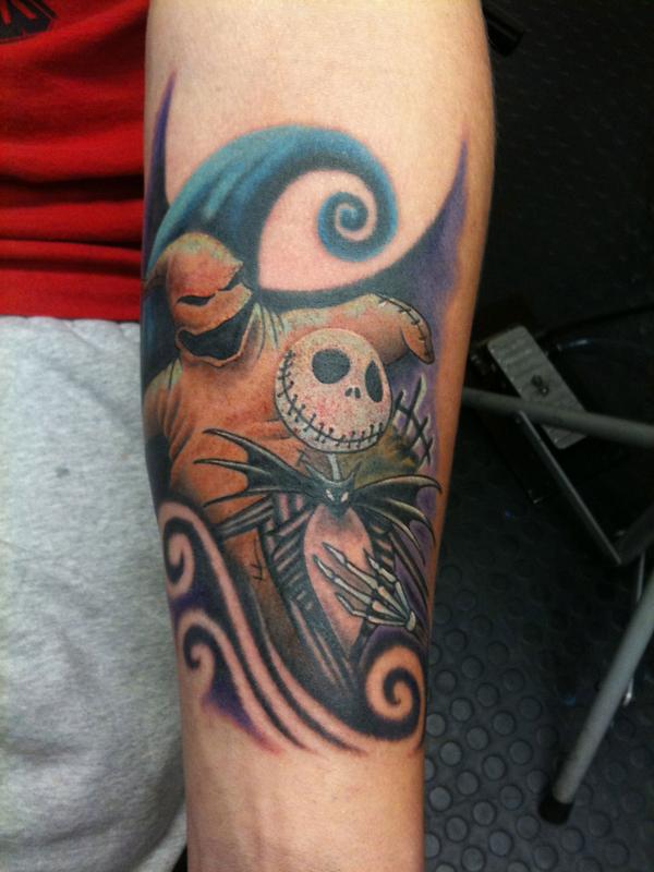 Nightmare Before Christmas Color Tattoo By Diego TattooNOW