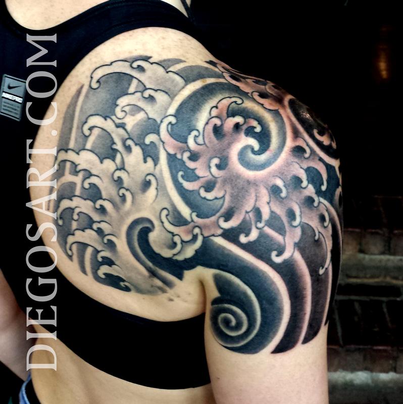 40 Creative Wave Tattoo Design Ideas 2023 Updated  Saved Tattoo