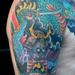 Tattoos - Dragon and Samurai Sleeve  - 77005