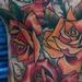 Tattoos - Roses Sleeve All Healed - 77025