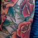 Tattoos - Roses Sleeve All Healed - 77023