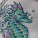 Tattoos - Seahorse Color Tattoo - 77027