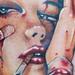 Tattoos - Viveros Pinup Girl Color Tattoo - 66383