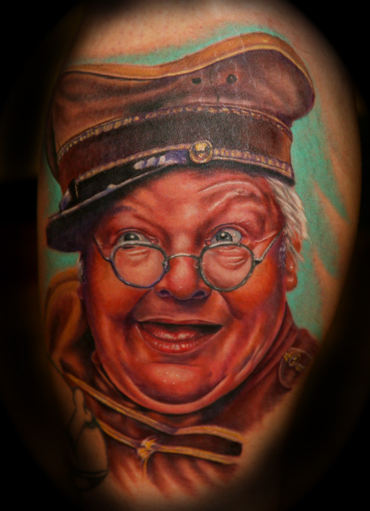 anybody love benny hill???? by Douglas Billian TattooNOW