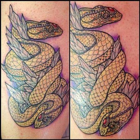 Tattoos - Snake and Diamonds - 91215
