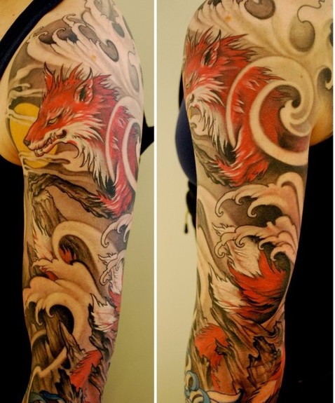 Top 63 Best Japanese Wolf Tattoo Ideas  2021 Inspiration Guide