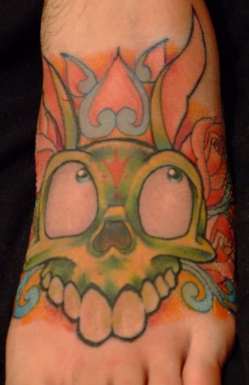 bunny`s skull by Ed Perdomo: TattooNOW