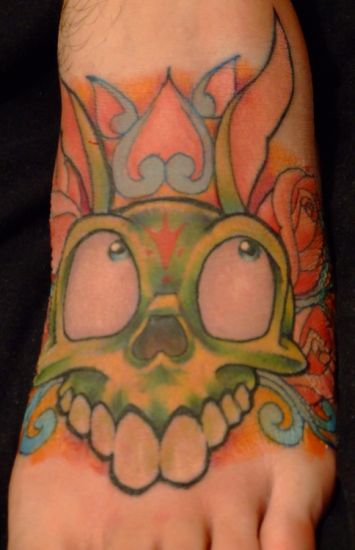 bunny`s skull by Ed Perdomo: TattooNOW bunny`s skull by Ed Perdomo: TattooNOW