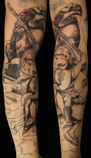 monkey king by Ed Perdomo: TattooNOW monkey king by Ed Perdomo: TattooNOW