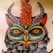Tattoos - Owl Chest Tattoo - 52219