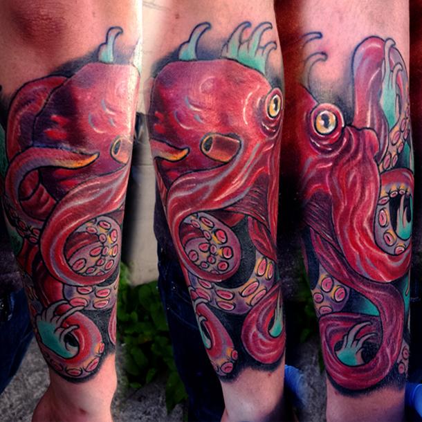 Octopus by Travis Broyles: TattooNOW Octopus by Travis Broyles: TattooNOW