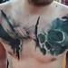 Tattoos - healed chest piece - 89208