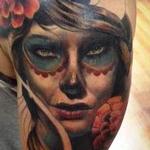 Tattoos - Day of the Dead woman - 104007