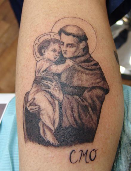 St. Anthony Tattoo by Blaze Schwaller: TattooNOW